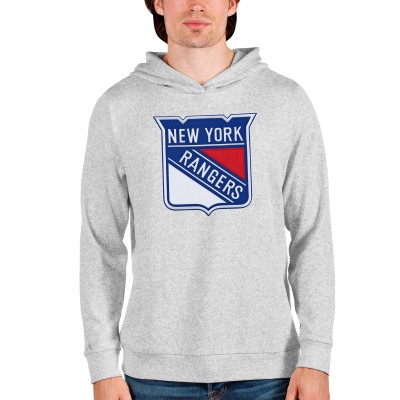 Толстовка New York Rangers Antigua Absolute - Heathered Gray