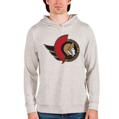 Толстовка с капюшоном Ottawa Senators Antigua Absolute - Oatmeal