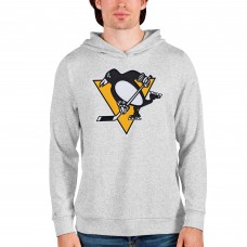 Толстовка с капюшоном Pittsburgh Penguins Antigua Absolute - Heathered Gray