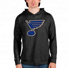 Толстовка с капюшоном St. Louis Blues Antigua Absolute - Heathered Black