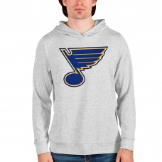 Толстовка с капюшоном St. Louis Blues Antigua Absolute - Heathered Gray