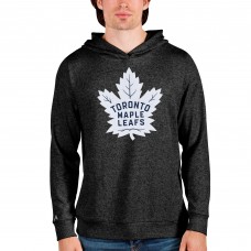 Толстовка с капюшоном Toronto Maple Leafs Antigua Absolute - Heathered Black