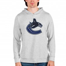 Толстовка с капюшоном Vancouver Canucks Antigua Absolute - Heathered Gray