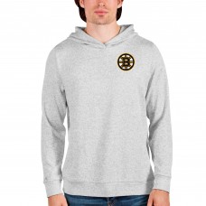 Толстовка с капюшоном Boston Bruins Antigua Team Absolute - Heathered Gray
