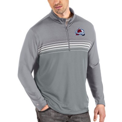 Кофта на молнии Colorado Avalanche Antigua Pace - Gray