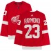 Autographed Detroit Red Wings Lucas Raymond Fanatics Authentic Red adidas Authentic Jersey