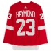 Autographed Detroit Red Wings Lucas Raymond Fanatics Authentic Red adidas Authentic Jersey
