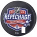 Шайба с автографом Lucas Raymond Detroit Red Wings Fanatics Authentic Autographed 2020 NHL Draft Logo