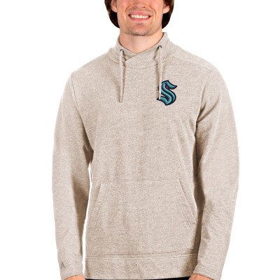 Кофта Seattle Kraken Antigua Team Reward Crossover Neckline - Oatmeal