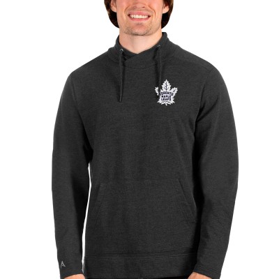 Кофта Toronto Maple Leafs Antigua Team Reward Crossover - Heathered Black
