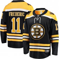 Trent Frederic Boston Bruins Home Breakaway Player Jersey - Black