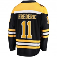 Trent Frederic Boston Bruins Home Breakaway Player Jersey - Black