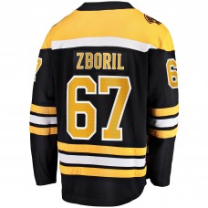 Игровая джерси Jakub Zboril Boston Bruins Fanatics Branded Home Breakaway - Black