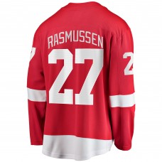 Michael Rasmussen Detroit Red Wings Home Breakaway Player Jersey - Red