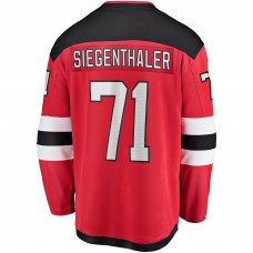 Jonas Siegenthaler New Jersey Devils Home Breakaway Player Jersey - Red