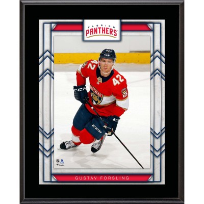 Постер Florida Panthers Gustav Forsling Fanatics Authentic 10.5 x 13 Sublimated Player Plaque