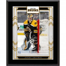 Boston Bruins Jeremy Swayman Fanatics Authentic 10.5 x 13 Sublimated Player Plaque