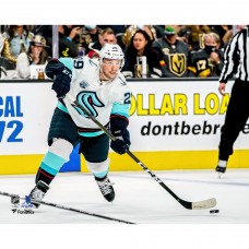 Unsigned Seattle Kraken Vince Dunn Fanatics Authentic Controlling Puck Photograph
