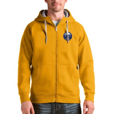 Толстовка на молнии Buffalo Sabres Antigua Logo Victory - Gold