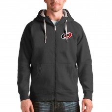 Толстовка на молнии Carolina Hurricanes Antigua Logo Victory - Charcoal