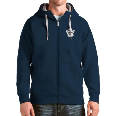 Толстовка на молнии Toronto Maple Leafs Antigua Logo Victory - Navy