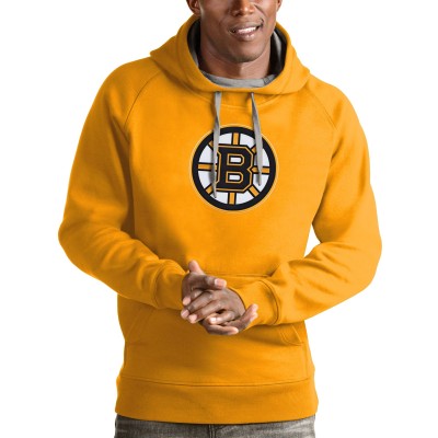Толстовка Boston Bruins Antigua Logo Victory - Gold