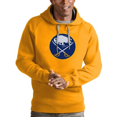 Толстовка Buffalo Sabres Antigua Logo Victory - Gold