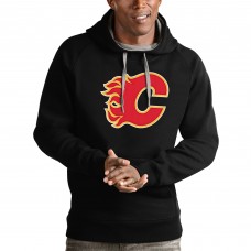 Толстовка с капюшоном Calgary Flames Antigua Logo Victory - Black