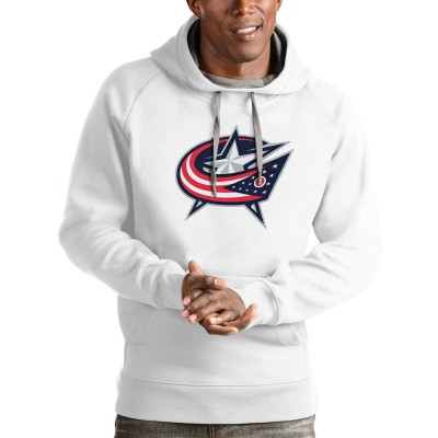 Толстовка Columbus Blue Jackets Antigua Logo Victory - White
