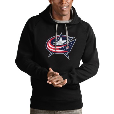 Толстовка Columbus Blue Jackets Antigua Logo Victory - Black