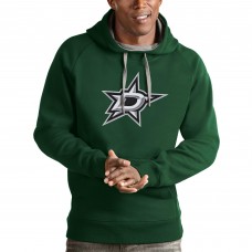 Толстовка с капюшоном Dallas Stars Antigua Logo Victory - Hunter Green