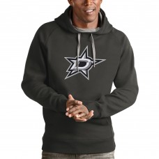Толстовка с капюшоном Dallas Stars Antigua Logo Victory - Charcoal
