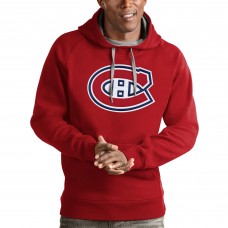 Толстовка с капюшоном Montreal Canadiens Antigua Logo Victory - Red