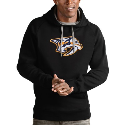 Толстовка Nashville Predators Antigua Logo Victory - Black