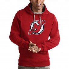 Толстовка с капюшоном New Jersey Devils Antigua Logo Victory - Red