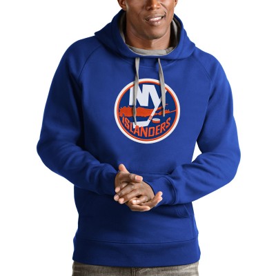 Толстовка с капюшоном New York Islanders Antigua Logo Victory - Royal