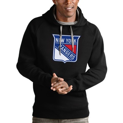 Толстовка New York Rangers Antigua Logo Victory - Black