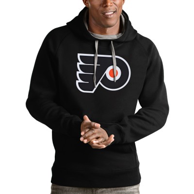 Толстовка с капюшоном Philadelphia Flyers Antigua Logo Victory - Black