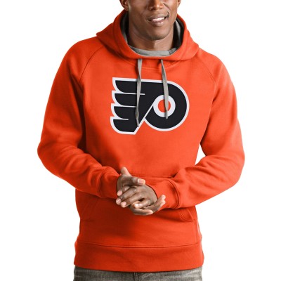 Толстовка с капюшоном Philadelphia Flyers Antigua Logo Victory - Orange