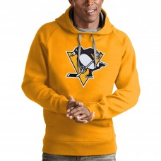 Толстовка Pittsburgh Penguins Antigua Gold Logo Victory