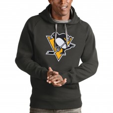 Толстовка Pittsburgh Penguins Antigua Logo Victory - Charcoal
