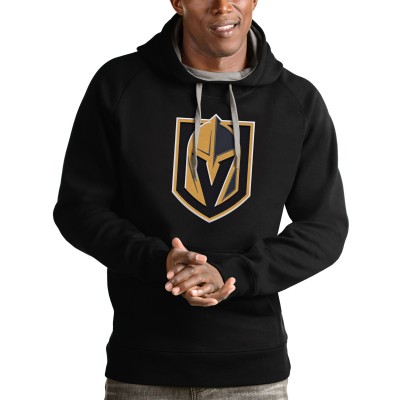 Толстовка с капюшоном Vegas Golden Knights Antigua Logo Victory - Black