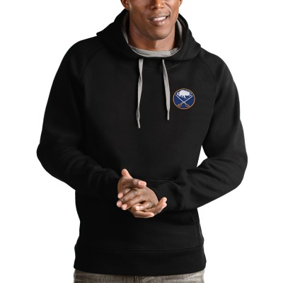 Толстовка с капюшоном Buffalo Sabres Antigua Victory - Black - оригинальные толстовки Баффало Сейбрз