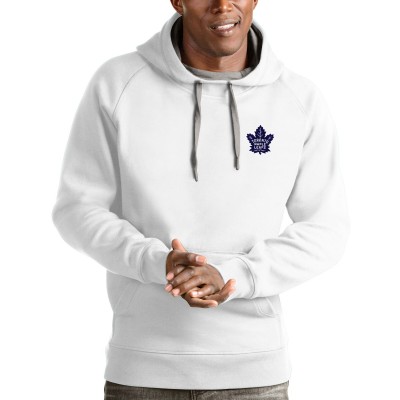 Толстовка с капюшоном Toronto Maple Leafs Antigua Victory - White