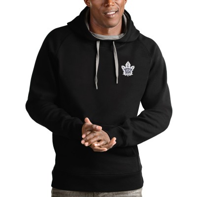 Толстовка с капюшоном Toronto Maple Leafs Antigua Victory - Black