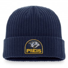 Nashville Predators 2022 NHL Stadium Series Team Cuffed Knit Hat - Navy
