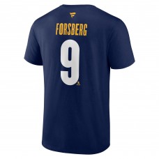 Filip Forsberg Nashville Predators 2022 NHL Stadium Series Name & Number T-Shirt - Navy