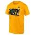 Nashville Predators 2022 NHL Stadium Series Primary Logo T-Shirt - Gold