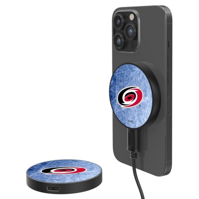 Беспроводное зарядное устройство Carolina Hurricanes 10-Watt Ice Flood Design - оригинальные мобильные аксессуары НХЛ