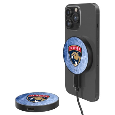 Беспроводное зарядное устройство Florida Panthers 10-Watt Ice Flood Design - оригинальные мобильные аксессуары НХЛ